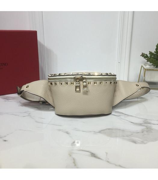 Valentino Offwhite Original Garavani Free Rockstud Spike Small Bag