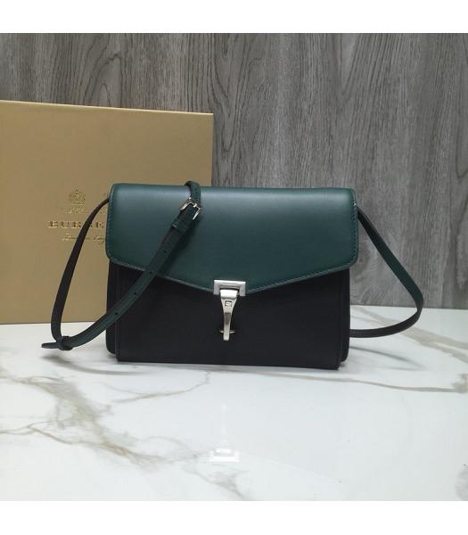 Burberry Original Calfskin Vintage Shoulder Bag Green