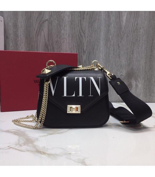 Valentino Original Calfskin Garavani Rockstud Small Bag Black