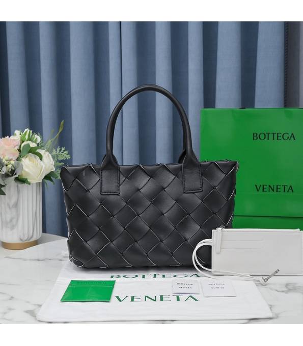 Bottega Veneta Maxi Cabat Black Original Lambskin Leather Tote Bag