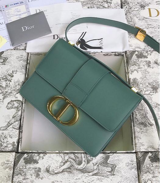 Christian Dior 30 Montaigne Original Leather Flap Bag Lake Green