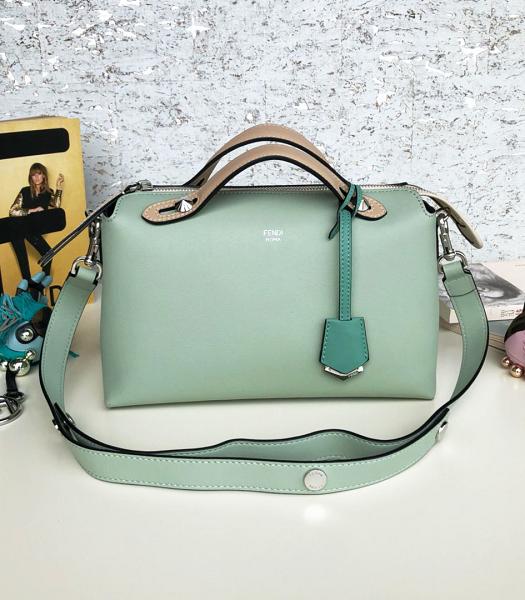 Fendi Light Green Original Leather 28cm Medium By The Way Bag