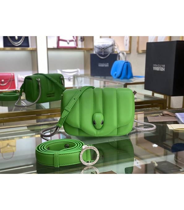 Bvlgari X Ambush Through The Eyes Green Original Lambskin Leather Belt Bag