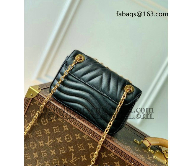 Louis Vuitton New Wave Chain Bag PM in Quilted Leather M20687 Black 2022