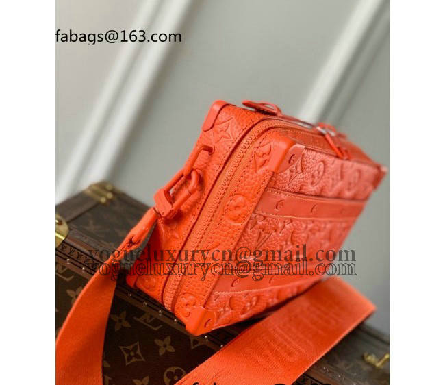 Louis Vuitton Handle Soft Trunk Bag in Monogram Leather M20956 Orange 2022