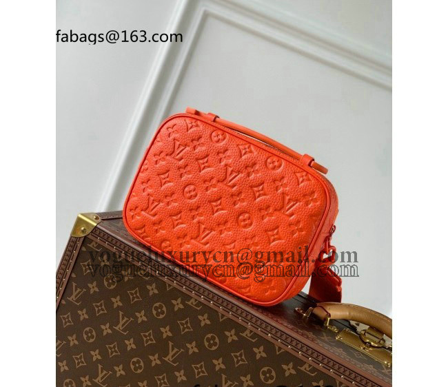 Louis Vuitton S Lock Messenger Bag in Monogram Leather M58489 M20904 Orange 2022