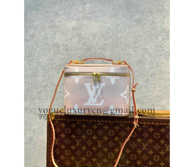 Louis Vuitton Nice BB Toiletry Bag in Gradient Beige Monogram Giant Canvas M80357 2022