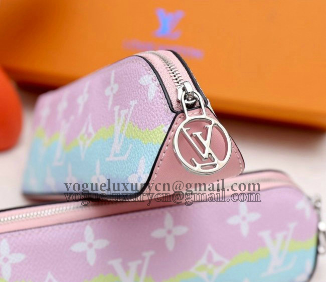 Louis Vuitton Pencil Pouch in Monogram Canvas Pink 2022