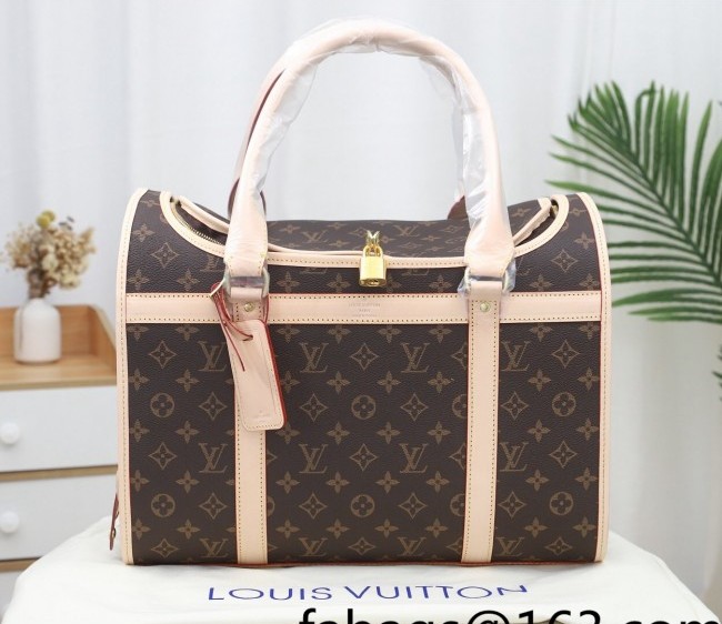 Louis Vuitton Monogram Canvas Small Pet Bag Nude 2022 GF4343GL 2022