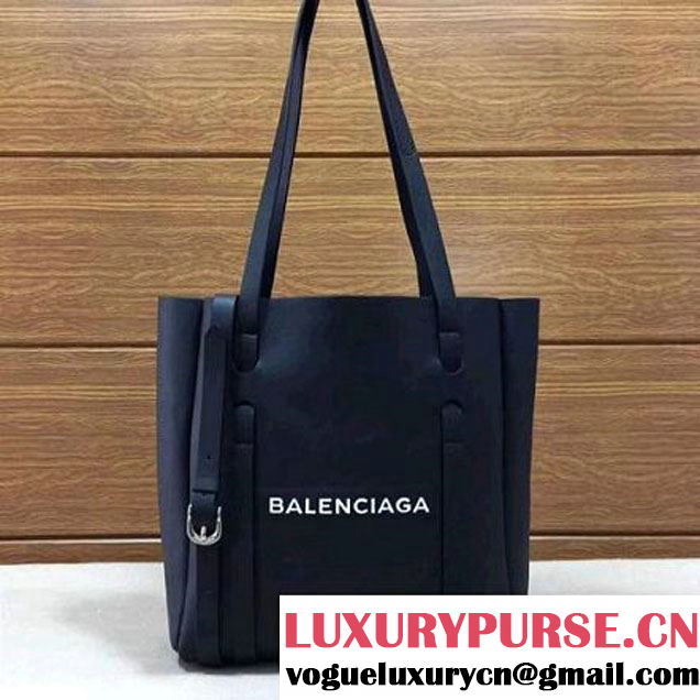 Balenciaga Calfskin Mini Everyday Tote Bag Black 2017 (CHUN-7111549 )