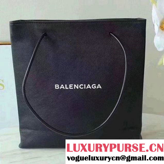 Balenciaga Calfskin North-South Small Shopping Bag Black 2017 (JM-7111547 )