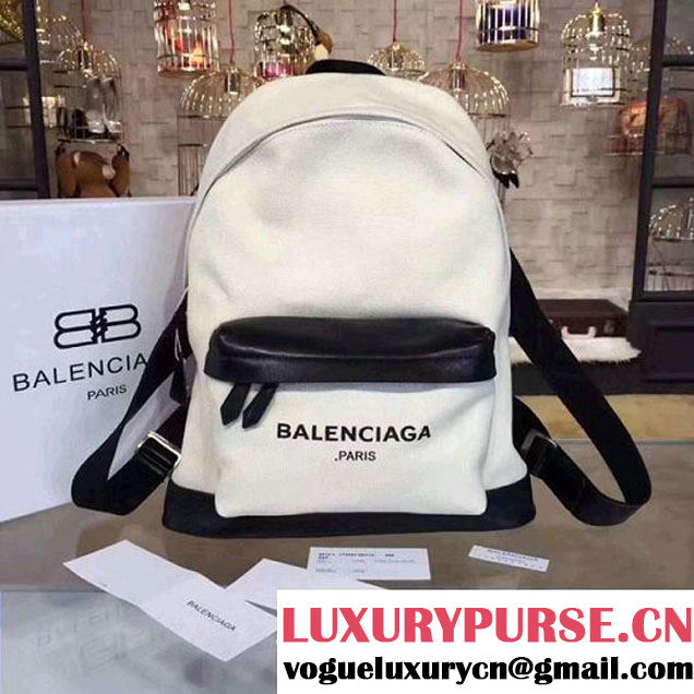 Balenciaga Denim Navy Large Backpack 2017 (JM-7121302 )