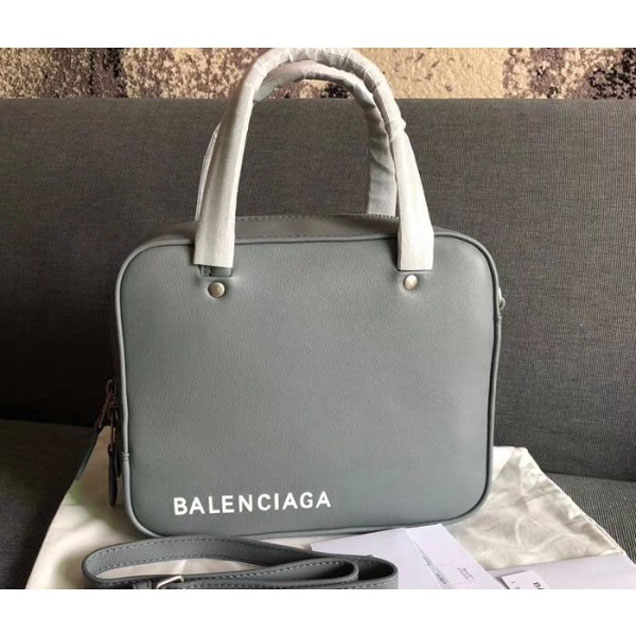 Balenciaga Triangle Square XS Small Geometric Bag Gray 2018