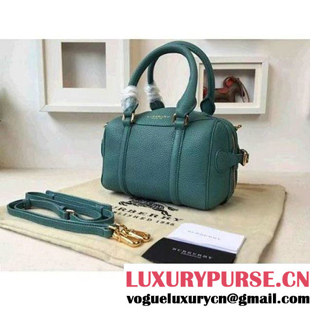 Burberry 39733391 The Mini Bee In Grainy Qqua Green Leather 2015 (2A015-060111 )