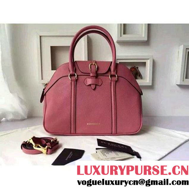 Burberry Large Leather Bowling Bag Pink (2A016-6030429 )