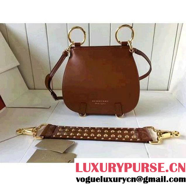 Burberry The Bridle In Leather With Studs 40456791 Tan 2016 (2A016-6111006 )