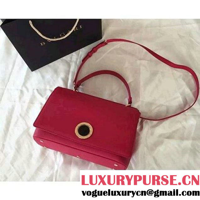 Bovlgari Large Bvlgari Top Handle Bag Rosy 2015 (1A001-081913 )