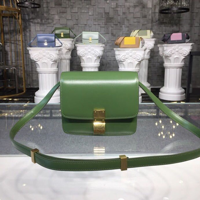 Celine Classic Box Bag 16cm Smooth Calfskin Spring Summer 2018 Collection Apple Green