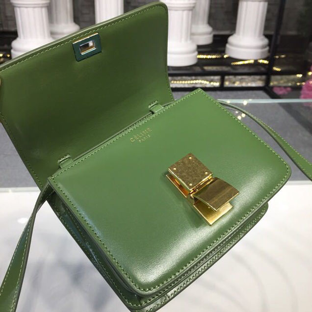 Celine Classic Box Bag 16cm Smooth Calfskin Spring Summer 2018 Collection Apple Green