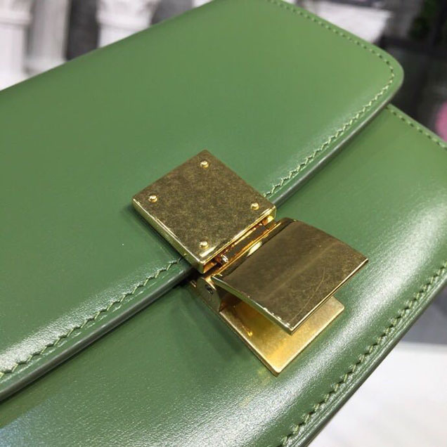 Celine Classic Box Bag 16cm Smooth Calfskin Spring Summer 2018 Collection Apple Green