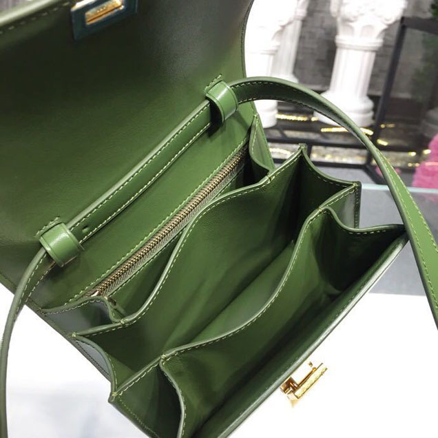 Celine Classic Box Bag 16cm Smooth Calfskin Spring Summer 2018 Collection Apple Green