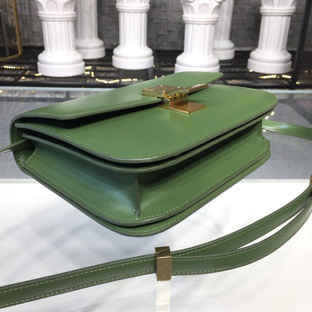 Celine Classic Box Bag 24cm Smooth Calfskin Spring Summer 2018 Collection Apple Green