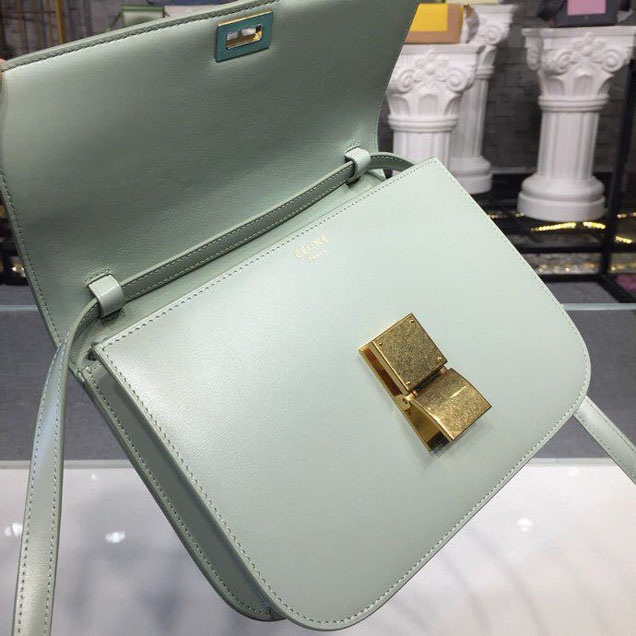 Celine Classic Box Bag 24cm Smooth Calfskin Spring Summer 2018 Collection Pastel Green