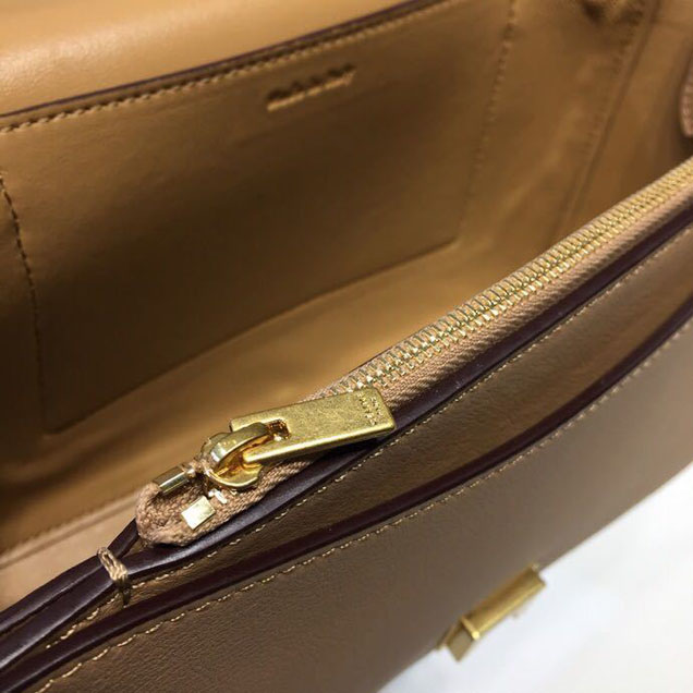 Celine Frame 25cm Bag Smooth Calfskin Spring Summer 2018 Collection Marigold Beige