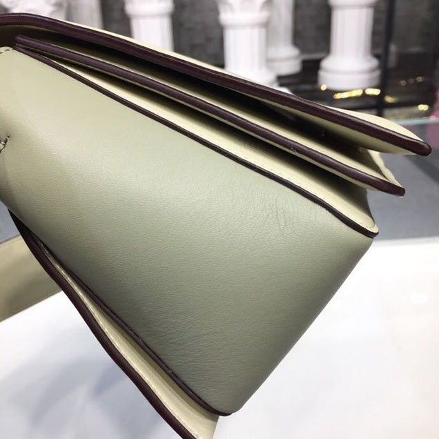 Celine Frame 25cm Bag Smooth Calfskin Spring Summer 2018 Collection Pastel Off White