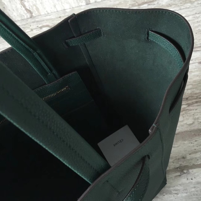 CELINE SMALL CABAS PHANTOM IN SOFT GRAINED CALFSKIN 17602 green 