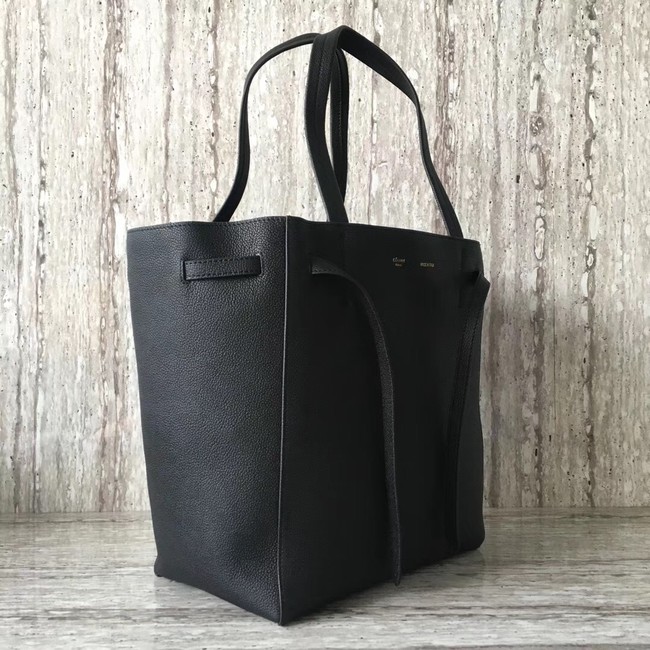 CELINE SMALL CABAS PHANTOM IN SOFT GRAINED CALFSKIN 17602 black 