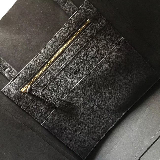 CELINE SMALL CABAS PHANTOM IN SOFT GRAINED CALFSKIN 17602 black 