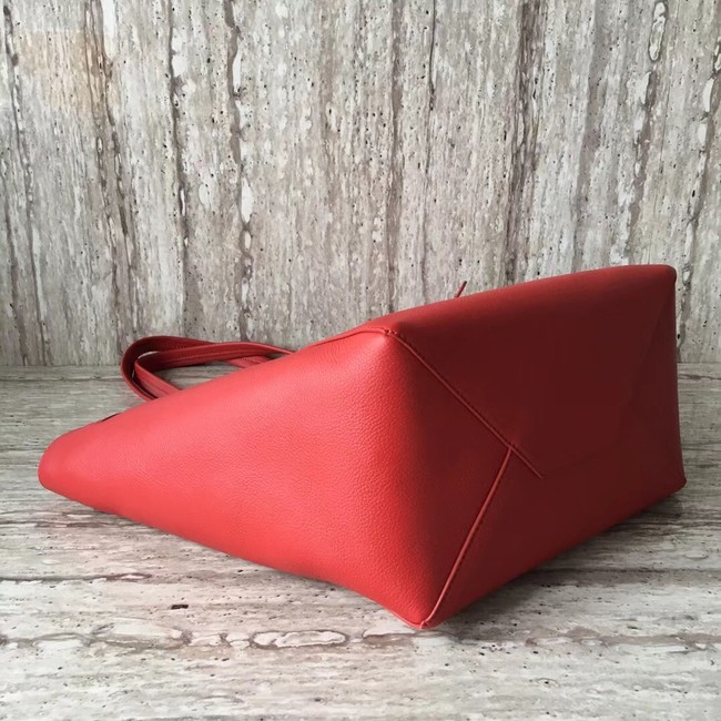 CELINE SMALL CABAS PHANTOM IN SOFT GRAINED CALFSKIN 17602 red 