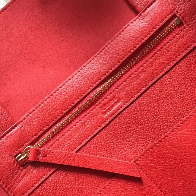 CELINE SMALL CABAS PHANTOM IN SOFT GRAINED CALFSKIN 17602 red 