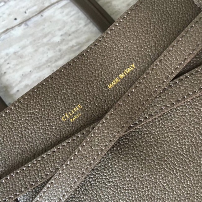 CELINE SMALL CABAS PHANTOM IN SOFT GRAINED CALFSKIN 17602 grey 