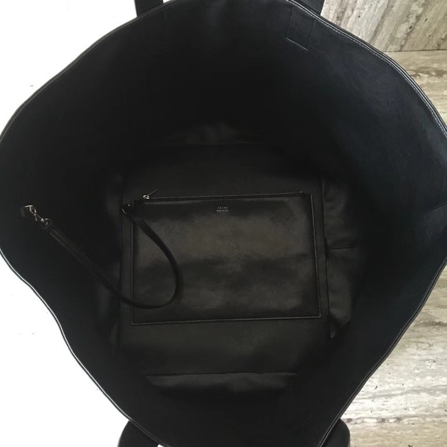 CELINE MEDIUM MADE IN TOTE IN LEATHER 186093 BLACK  