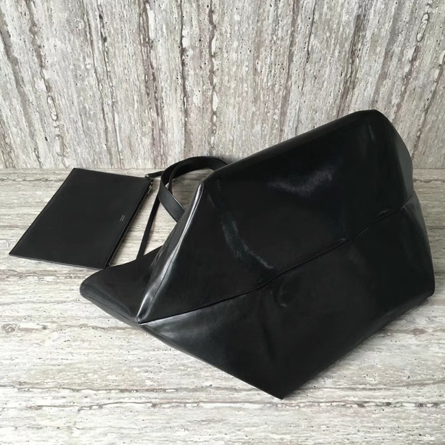 CELINE MEDIUM MADE IN TOTE IN LEATHER 186093 BLACK  