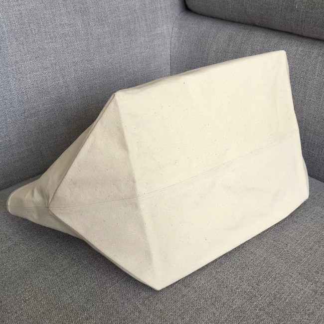CELINE SMALL MADE IN TOTE IN TEXTIL 83181 WHITE & RED 