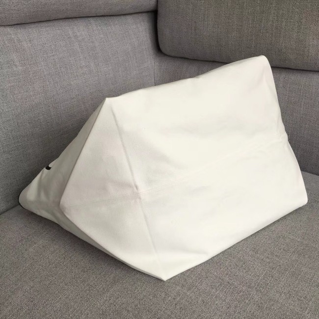 CELINE MEDIUM MADE IN TOTE IN TEXTILE 83180 WHITE & BLACK 