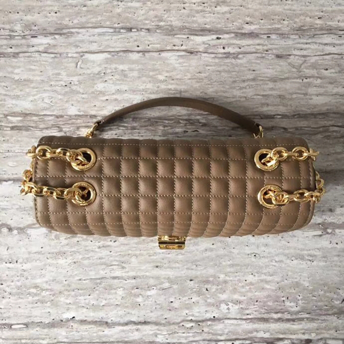 Celine Medium C Bag In Quilted Calfskin 187253 Camel 2018