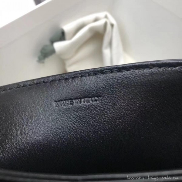 Celine Shiny Calfskin Medium C Bag Black 187253 2019