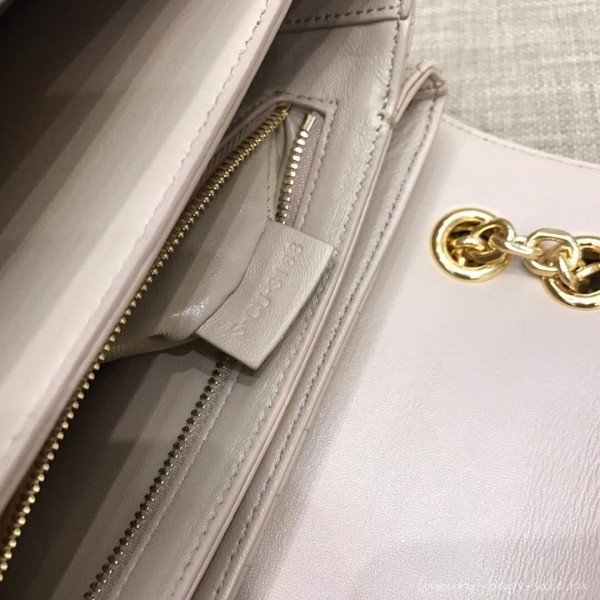 Celine Quilted Calfskin Medium C Bag Beige 187253 2018
