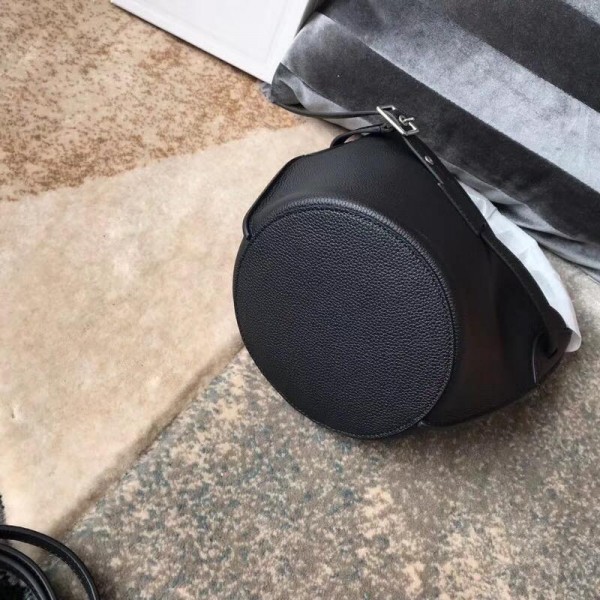 Celine Nano Big Bag Bucket Bag in Grained Calfskin 187243 Black 2019