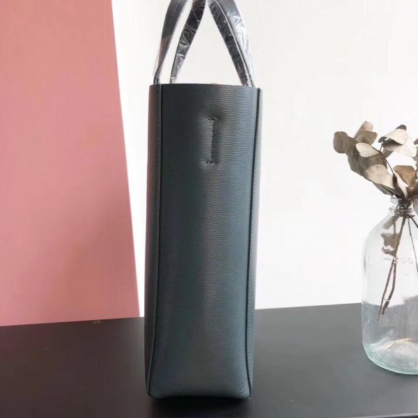 Celine Small Cabas Shopping Bag in Grained Calfskin 189813 Dark Green 2019