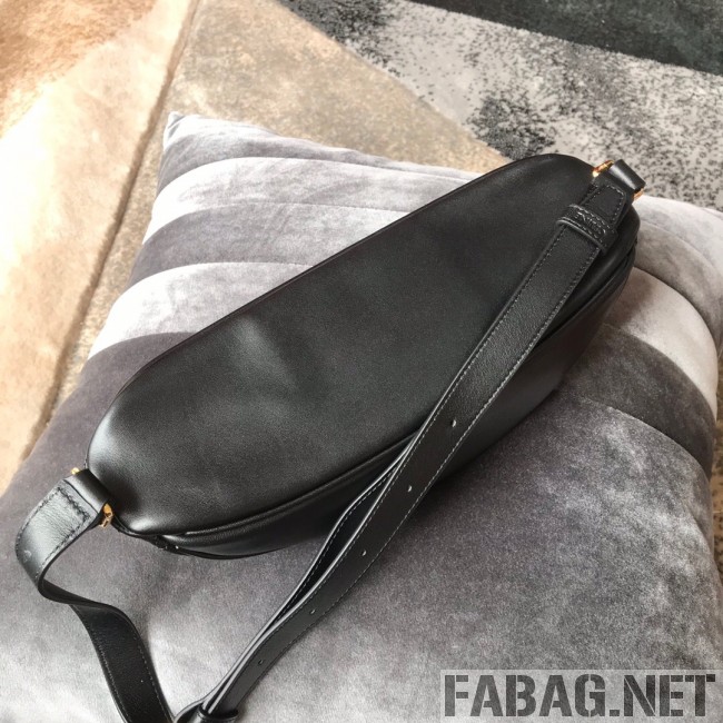 Celine Small Belt Bag C Charm in Quilted Calfskin 188153 Black 2019 (JDP-9032715 )