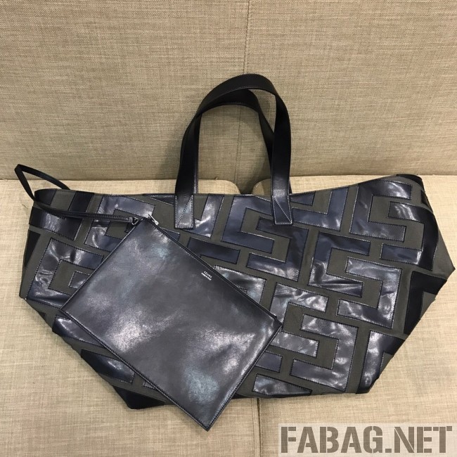 Celine Made in Tote Large Shopper Tote Bag Grey/Black 2019 (SSP-9031542 )