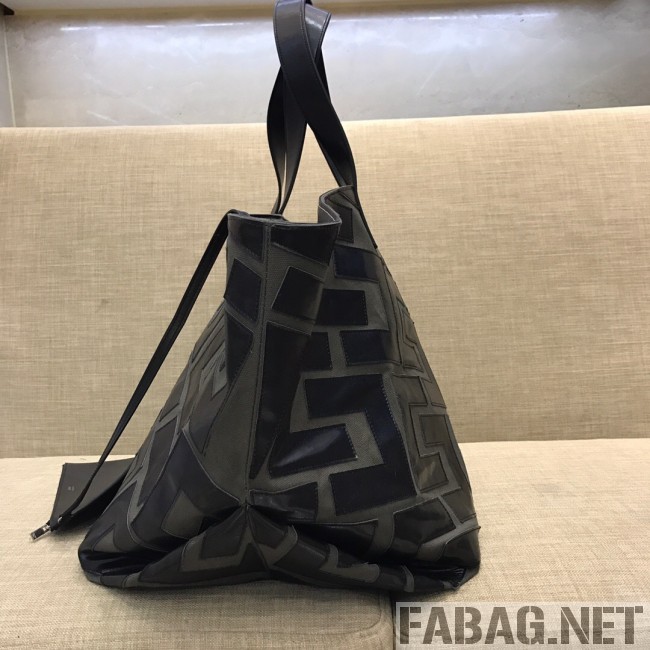 Celine Made in Tote Large Shopper Tote Bag Grey/Black 2019 (SSP-9031542 )