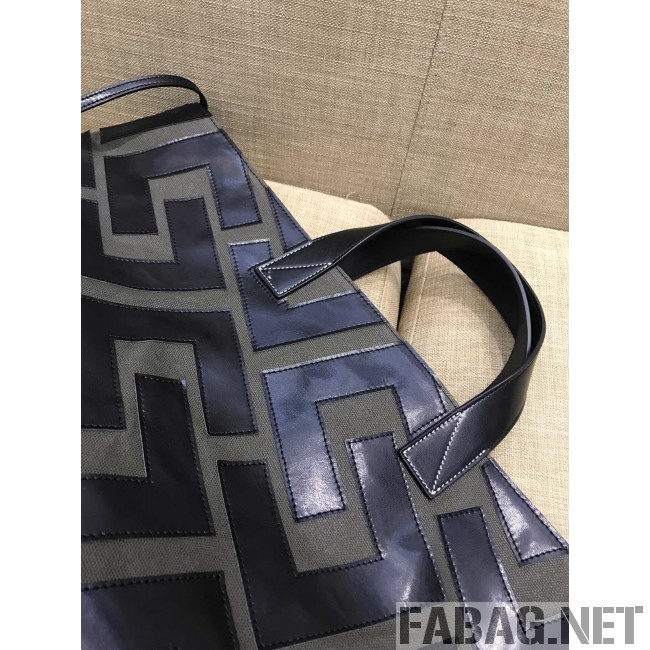 Celine Made in Tote Small Shopper Tote Bag Grey/Black 2019 (SSP-9031540 )