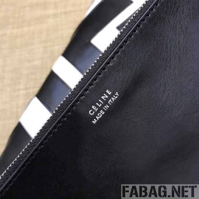Celine Made in Tote Small Shopper Tote Bag Black/White 2019 (SSP-9031539 )