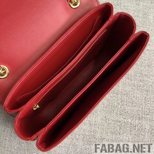 Celine Medium C Bag in Shiny Calfskin Red 2019 (JDD-9011225 )
